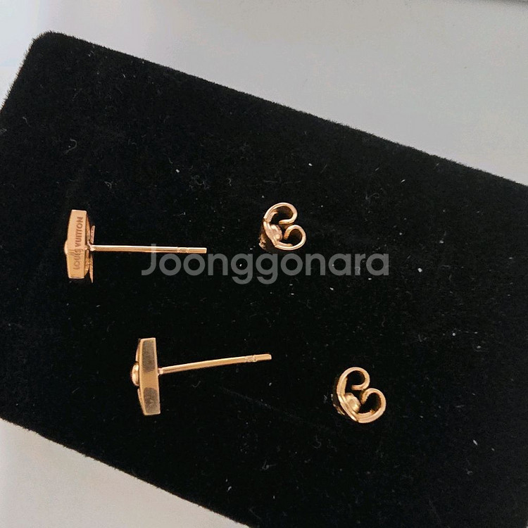 18k핑크골드 귀걸이--4