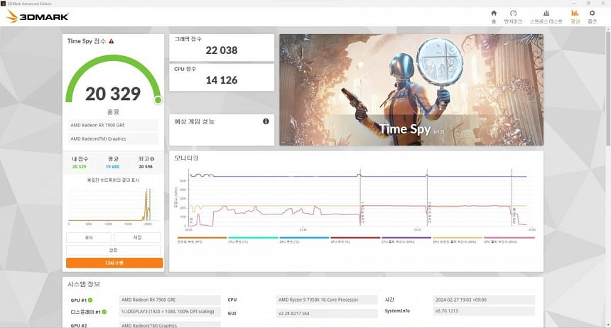 라데온 RX 7900 GRE D6 16GB 그래픽카드--3