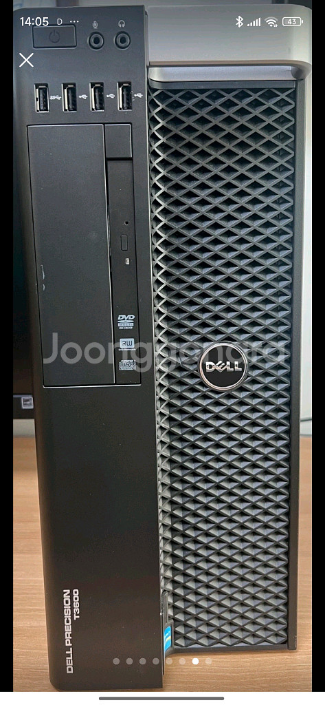 컴퓨터 델 T3600 램36 ssd500 워크스테이션(27inch led 모니터기계식키보드마우스스피커무선와이파이)--7