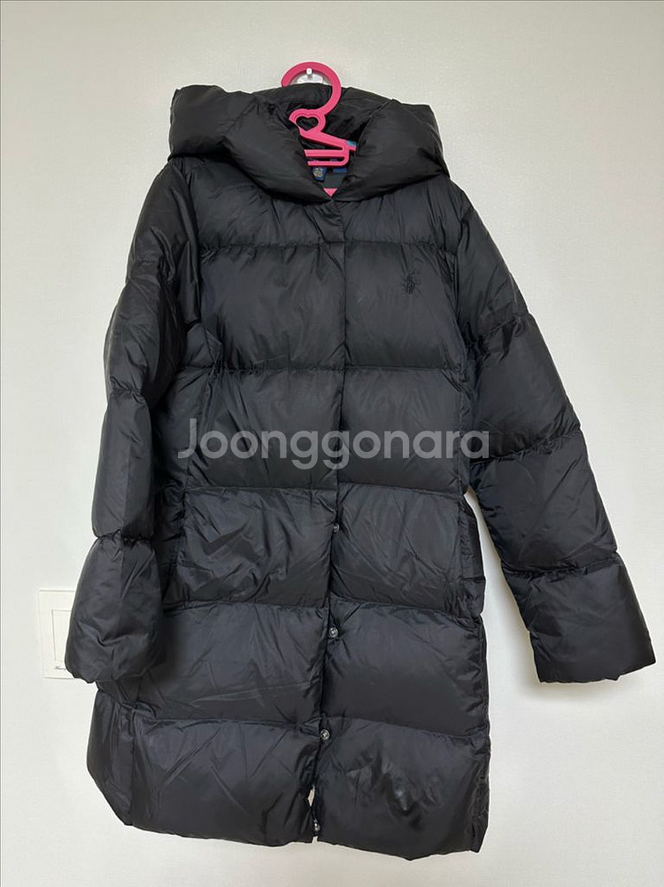폴로 랄프로렌 여아 롱패딩 블랙 M사이즈 8-10세--0