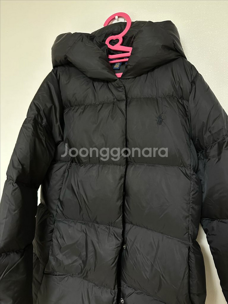 폴로 랄프로렌 여아 롱패딩 블랙 M사이즈 8-10세--1
