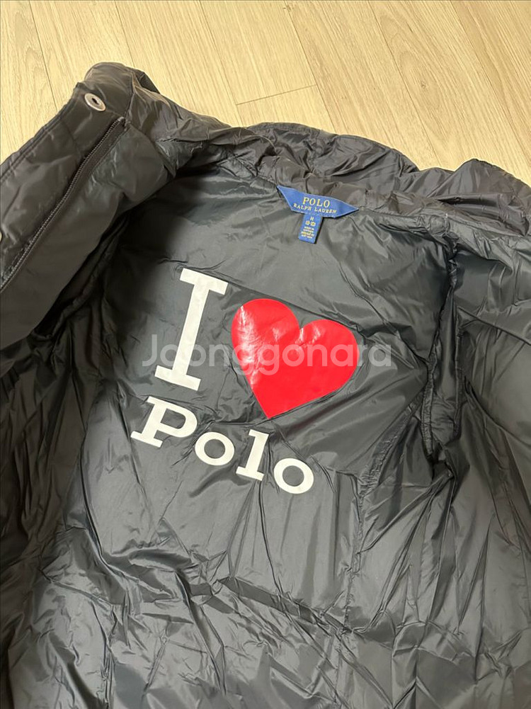 폴로 랄프로렌 여아 롱패딩 블랙 M사이즈 8-10세--4