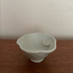 연잎 도자기 수반