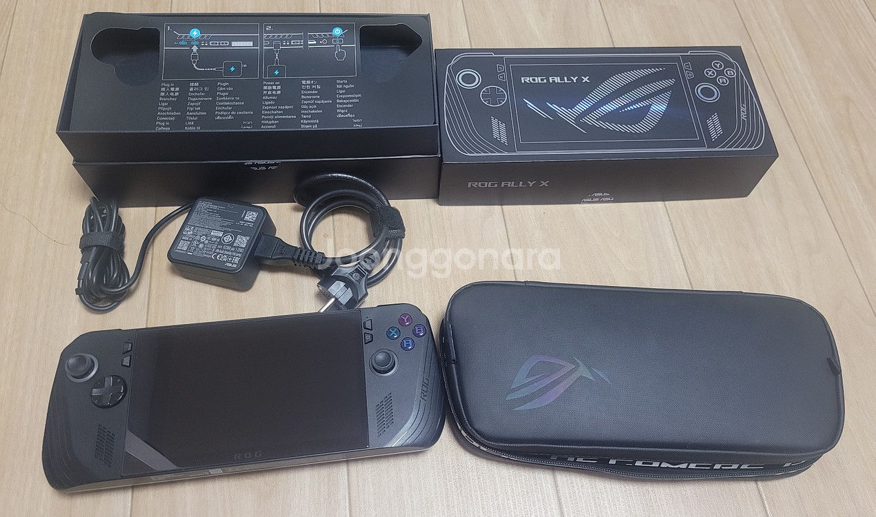 Rog Ally X 흑갈리 4테라 / 실리콘 케이스 / 정품 파우치 (로갈리)--2