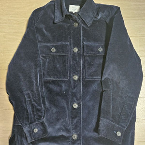 정품 거의새것 메종키츠네 퀼팅 네이비 코듀로이 재킷