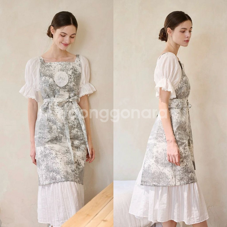 드브르베 앞치마+스크런치 세트 [무료배송]--2