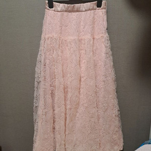 고급 수입 플로럴 레이스 롱스커트 레니본 오즈세컨