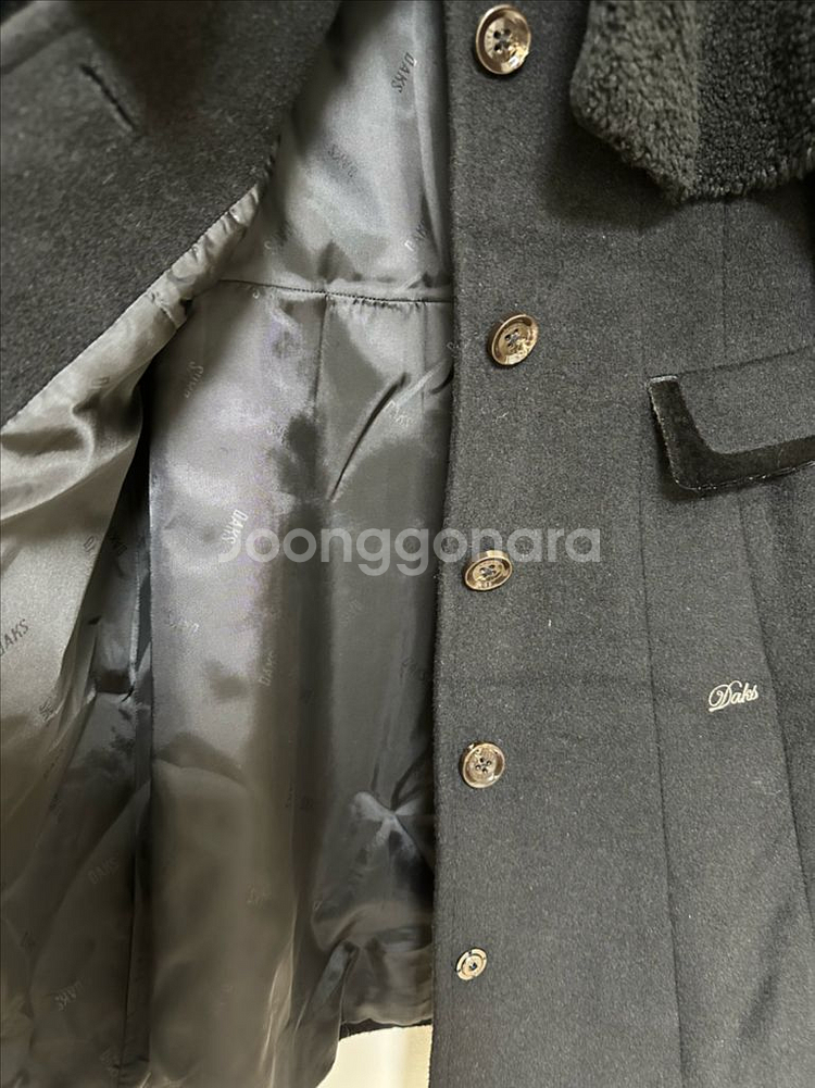 닥스키즈 여아 블랙 코트 150사이즈 케이프--3