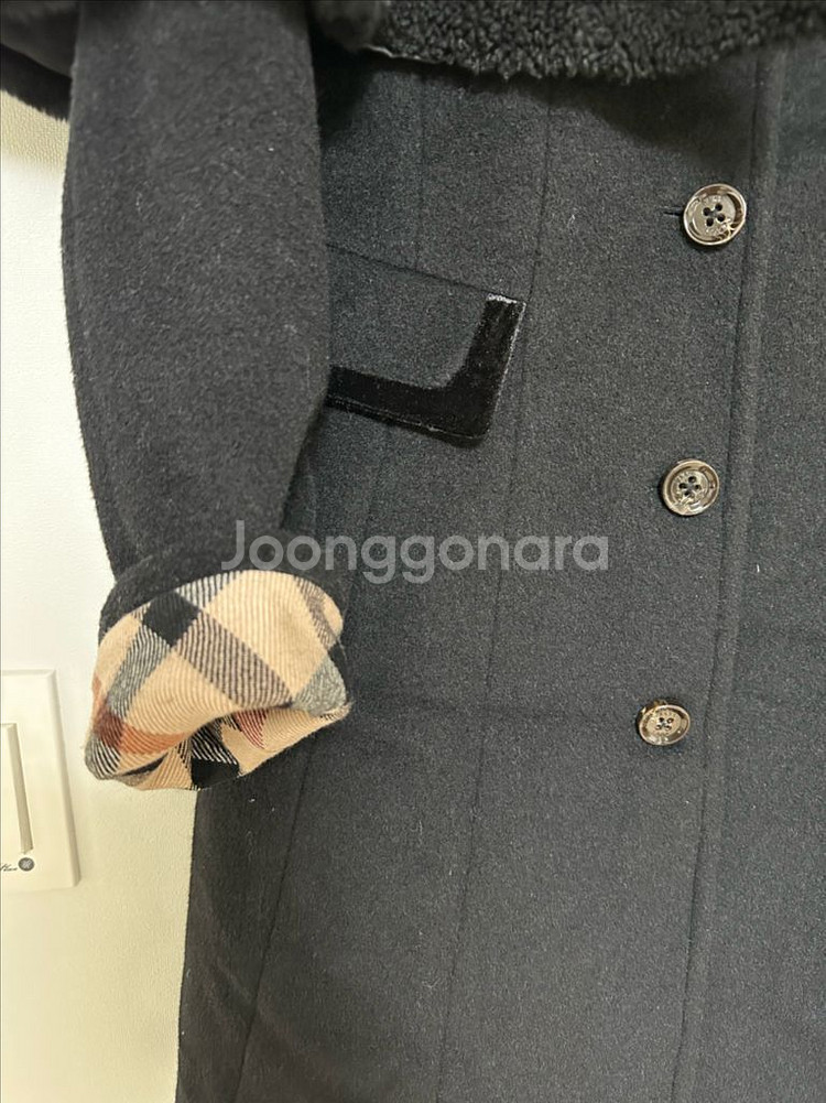 닥스키즈 여아 블랙 코트 150사이즈 케이프--2