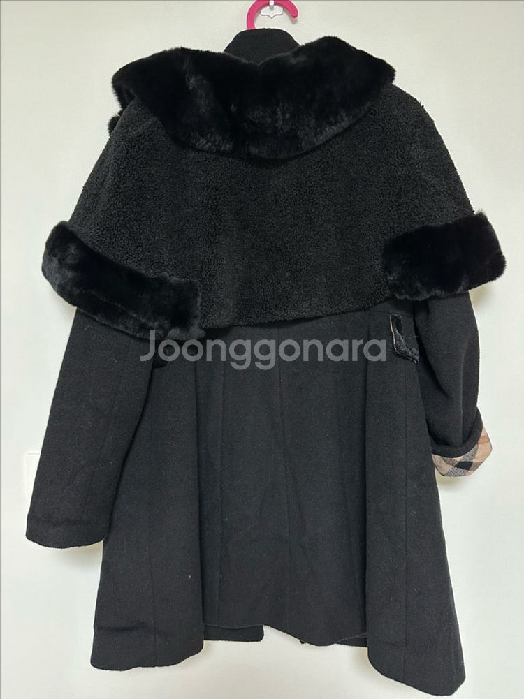 닥스키즈 여아 블랙 코트 150사이즈 케이프--4