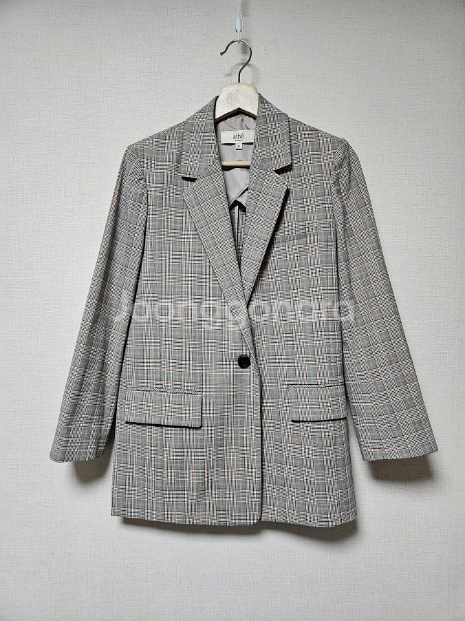 아떼 바네사브루노 체크 자켓 36사이즈--1