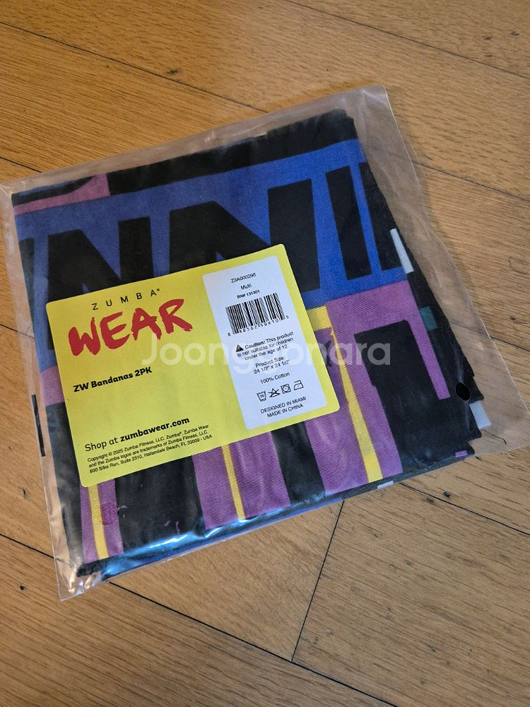 줌바웨어 신상 반다나세트 새상품--1