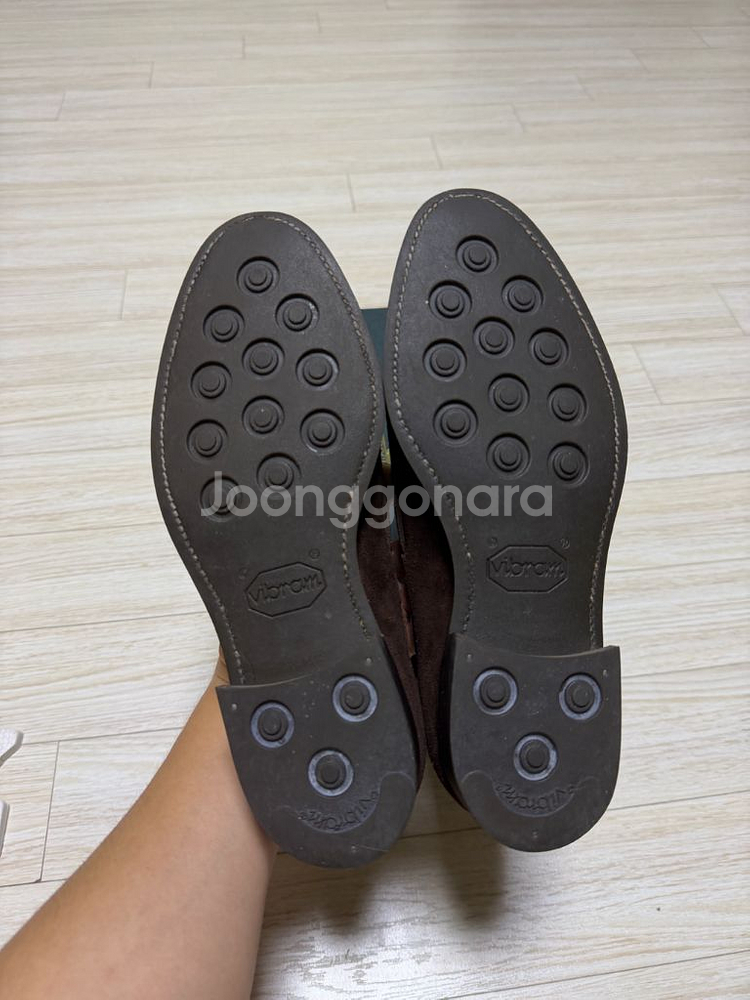 크로켓앤존스 카벤디쉬3 uk5.5e 다크브라운 스웨이드 테슬로퍼--3