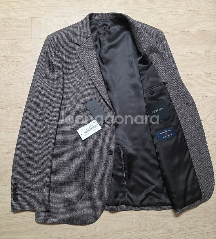 질스튜어트뉴욕 제냐 울 캐시미어 자켓 52 105 다크브라운 정가 129만원 새제품--1