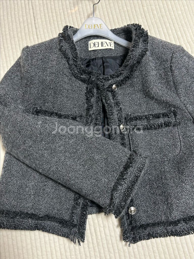 드헤베 트위드 재킷--1