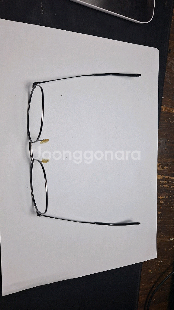 일본 빈티지 블랙 보잉 안경테 빅사이즈 가능--8