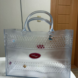 위글위글 클리어 젤리백 라지 사이즈