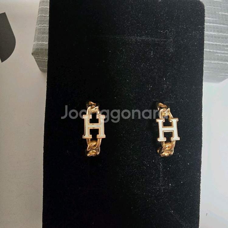 18k핑크골드 귀걸이--8