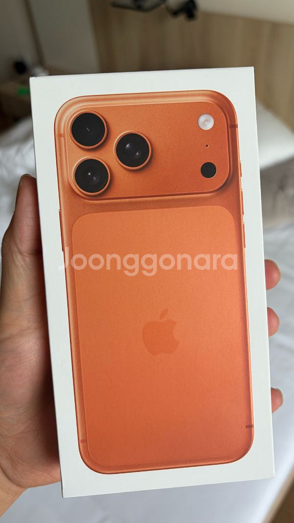 아이폰 17 프로 맥스 512기가 오렌지 미국판--0