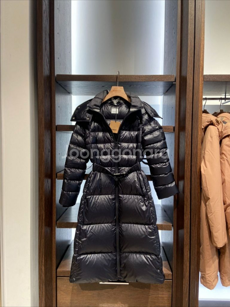 버버리 롱패딩 샌드센드uk6--0