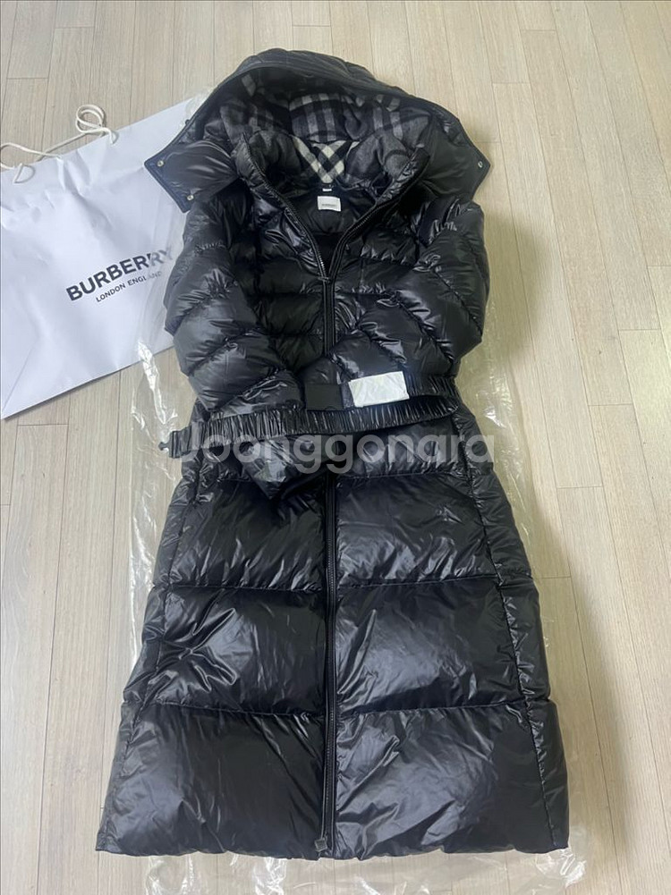 버버리 롱패딩 샌드센드uk6--3