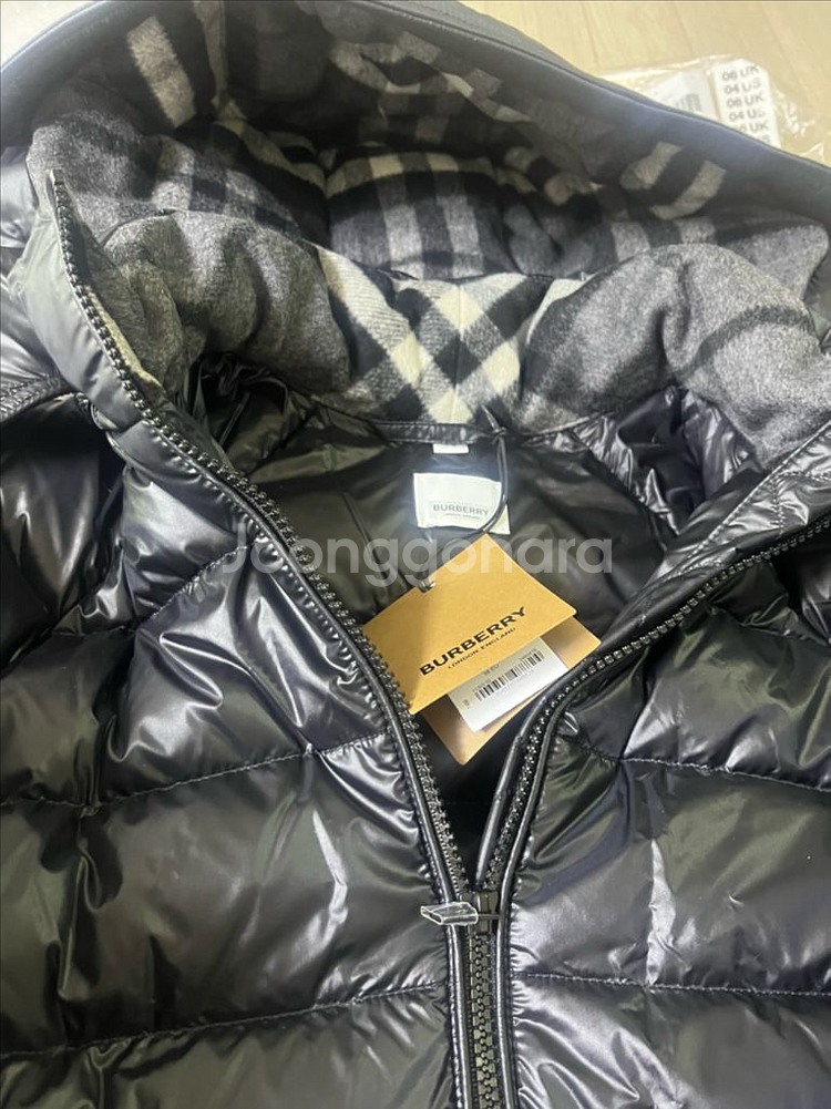버버리 롱패딩 샌드센드uk6--5