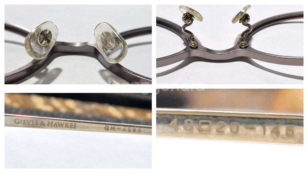 영국 빈티지 안경 안경테 GIEVES & HAWKES--6