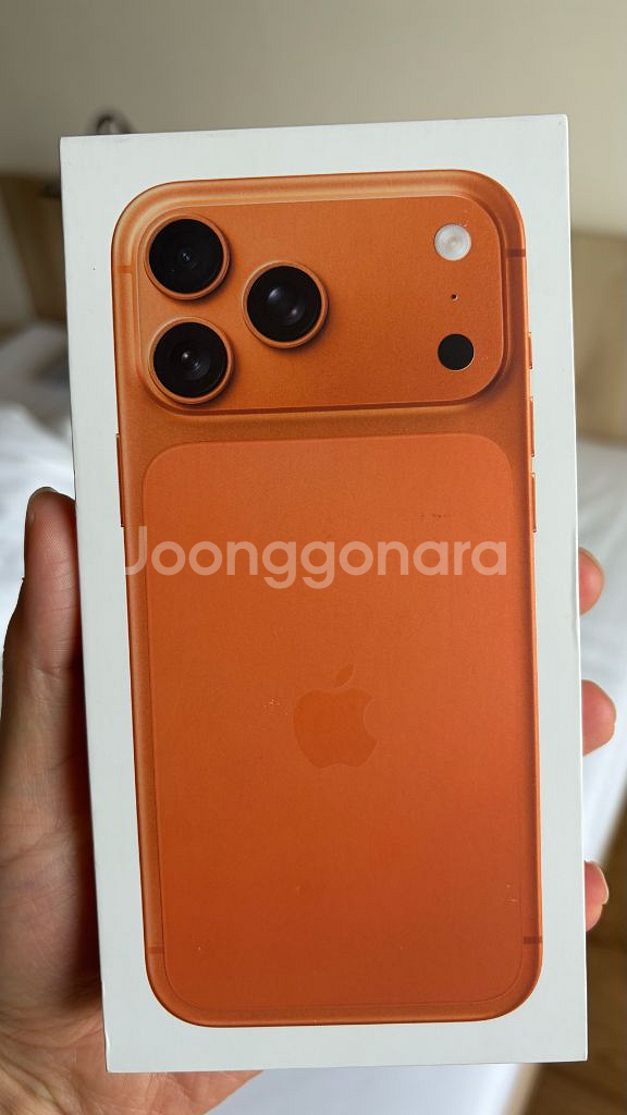 아이폰 17 프로맥스 512기가 오렌지 한국판--0