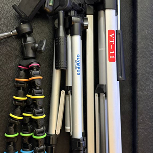 미니 삼각대 3개