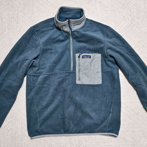 파타고니아 남성용 마이크로디니 1/ 2집 플리스 풀오버