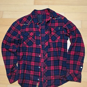 게스 체크무뉘 셔츠