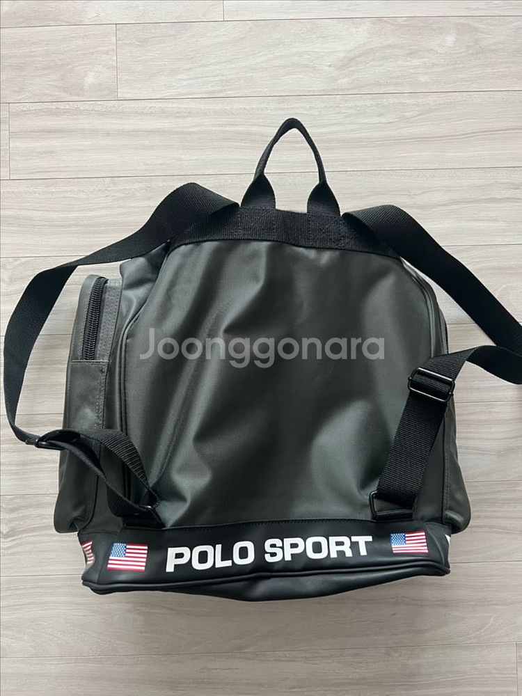 90s 폴로스포츠 쓰리포켓 백팩 가방--1
