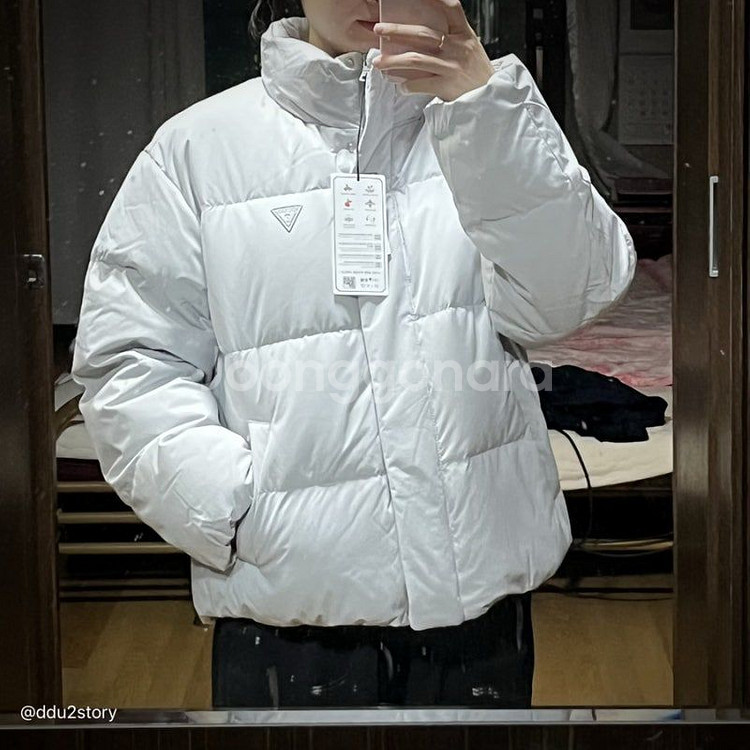 게스 패딩 교환(M->S/ XS 다른 패딩으로 교환 가능--1