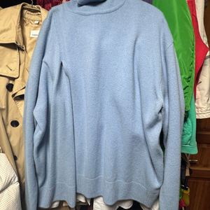 우영미 남성 블루 스웨터 L(48)