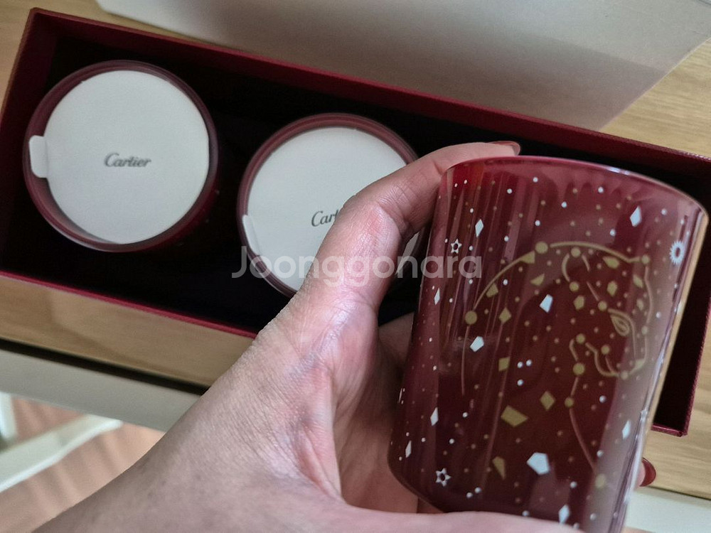 까르띠에 vip 기프트 향초 세트--2