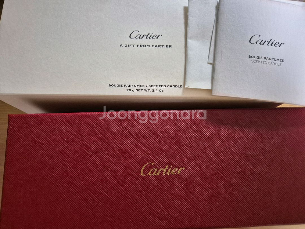 까르띠에 vip 기프트 향초 세트--0