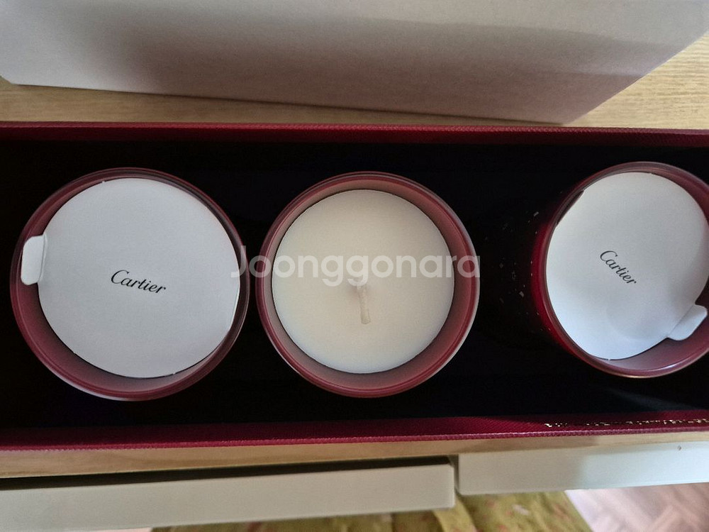 까르띠에 vip 기프트 향초 세트--4