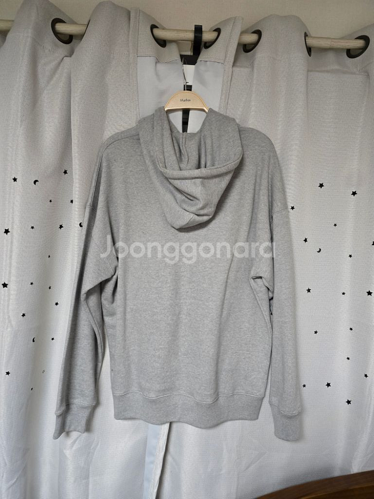 MMIC 클럽 비너스 오버핏 후드 티셔츠 그레이 L--5