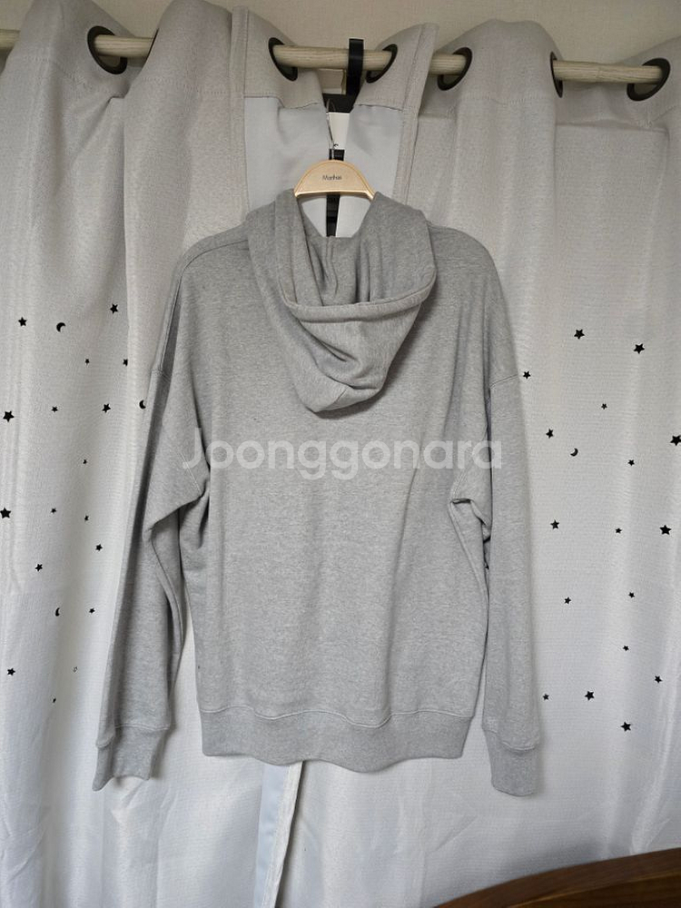 MMIC 클럽 비너스 오버핏 후드 티셔츠 그레이 L--6