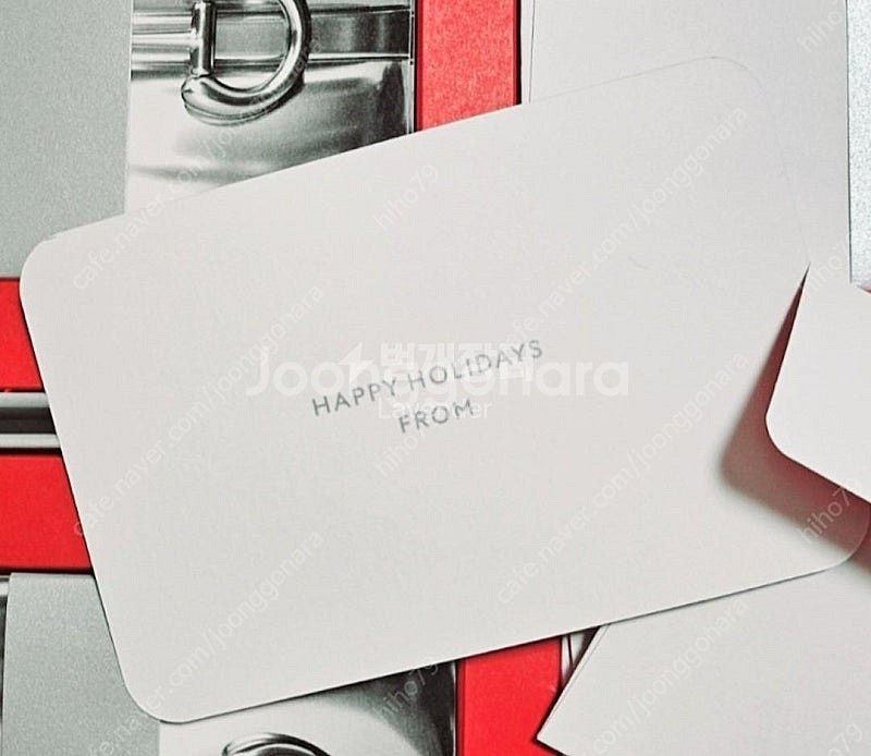 [새상품정품]구찌 홀스빗 홀리데이 카드,구찌 엽서--6