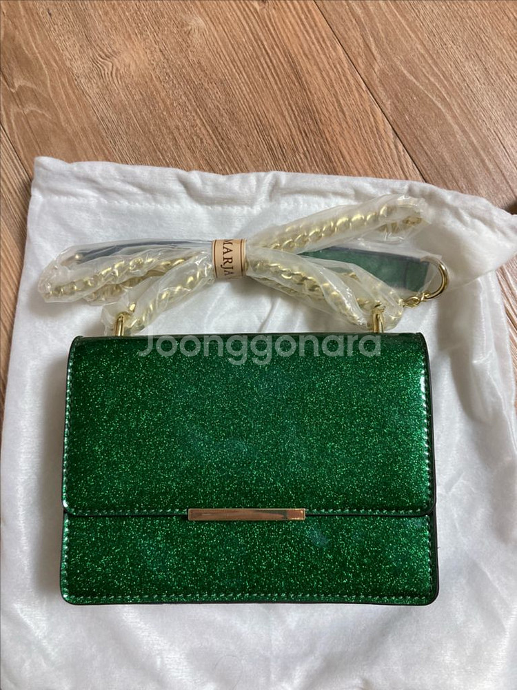 마리아 꾸르끼 글리터 미니 숄더백--0