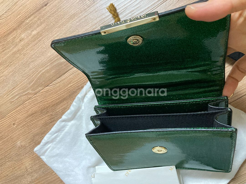 마리아 꾸르끼 글리터 미니 숄더백--1