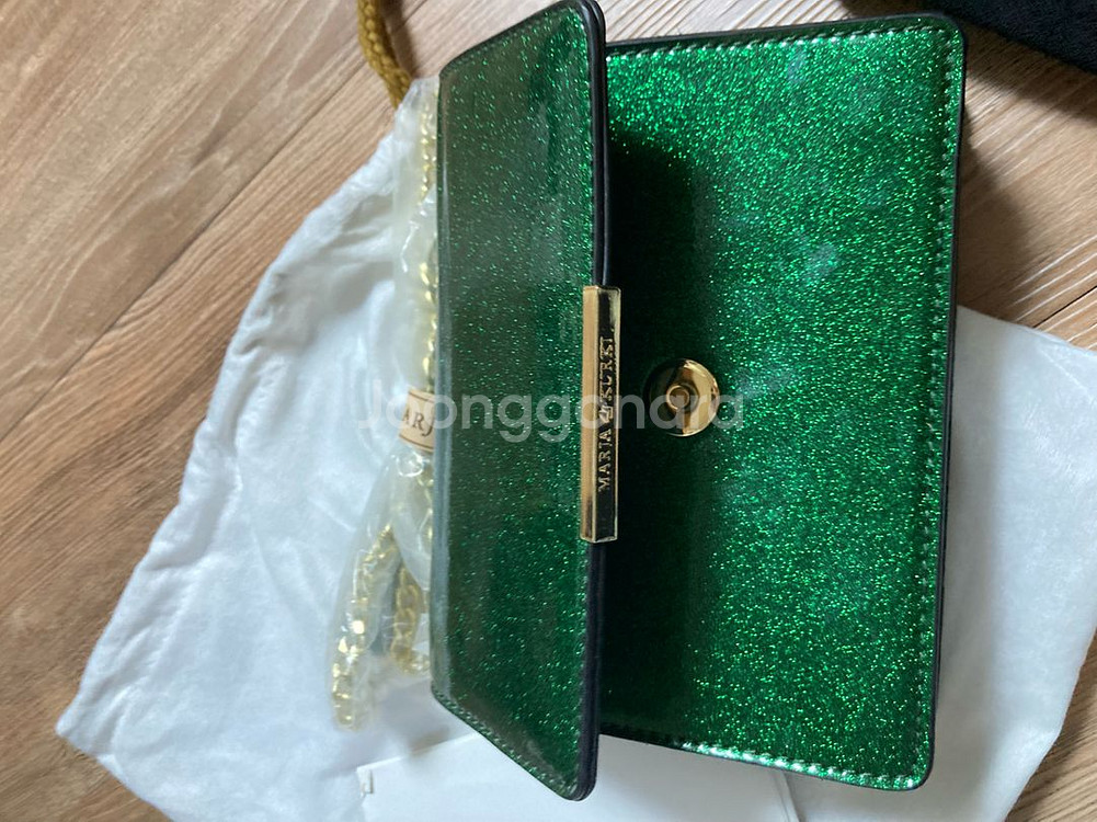 마리아 꾸르끼 글리터 미니 숄더백--3