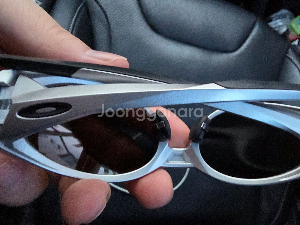 오클리 아이자켓 리덕스 실버 편광 렌즈 선글라스 전천후 코받침--2