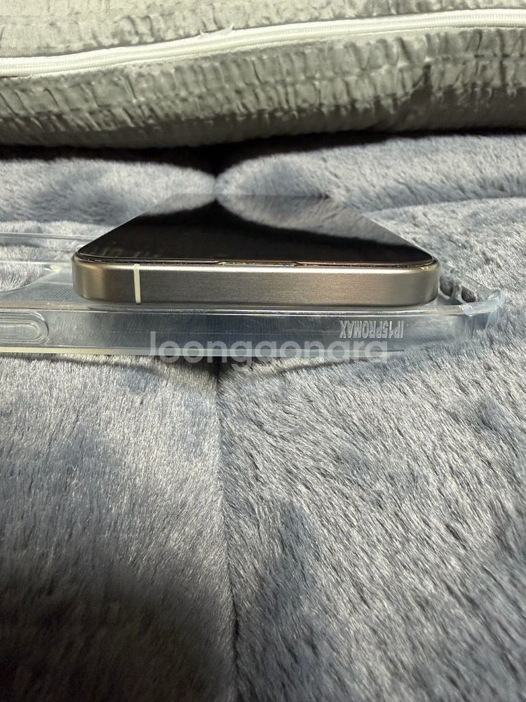 아이폰15 PRO MAX 256 네추럴 티타늄+케이스티파이 메종키츠네 등--3