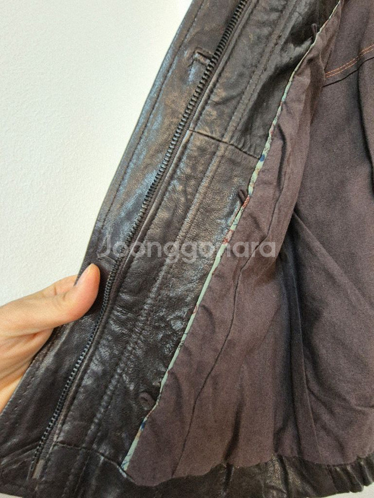 써스데이 아일랜드 양가죽자켓--3