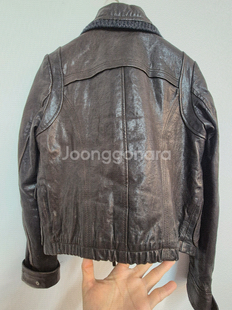 써스데이 아일랜드 양가죽자켓--4