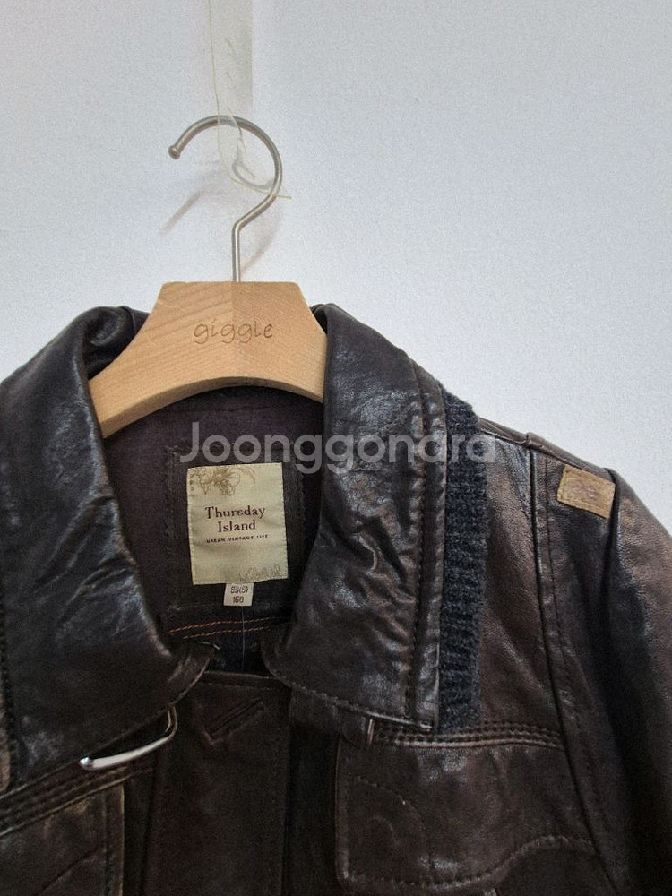 써스데이 아일랜드 양가죽자켓--11