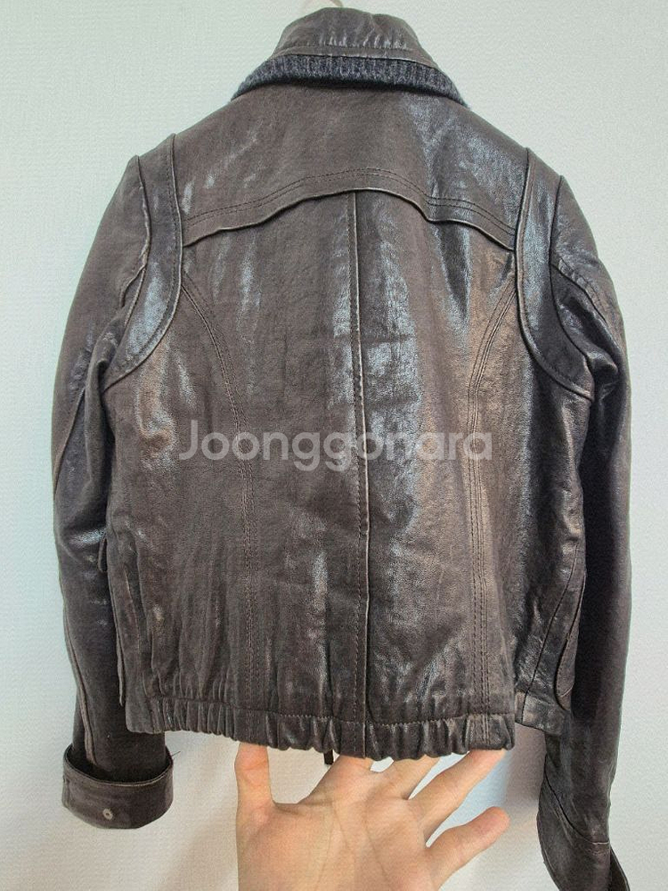 써스데이 아일랜드 양가죽자켓--12