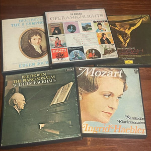 클래식 LP 레코드 5장 세트 총 40장